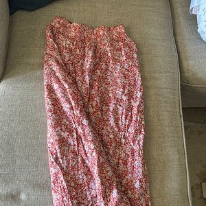 Abercrombie & Fitch Floral High Waisted Skirt